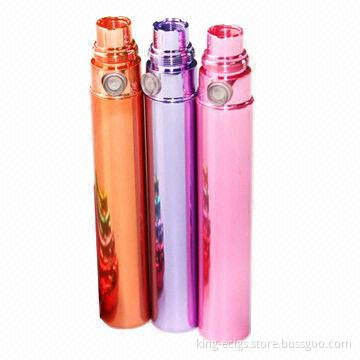 Colorful eGo Electronic Cigarette Rechargeable Batteries, Made in Shenzhen, Various Colors Available